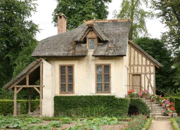 Image of a lime rendered cotage